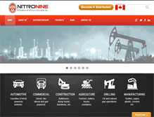 Tablet Screenshot of nitronine.com